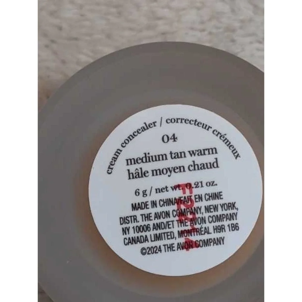 Avon Fmg Cashmere Cream Concealer Medium Tan Warm 04 6g New